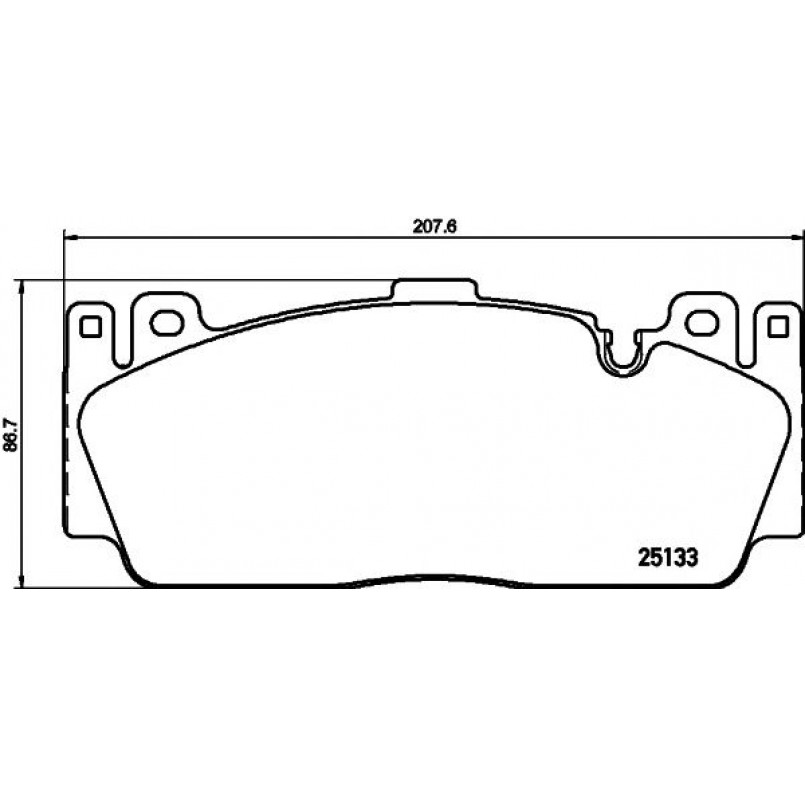 2513301 TEXTAR Гальмівні колодки до дисків
