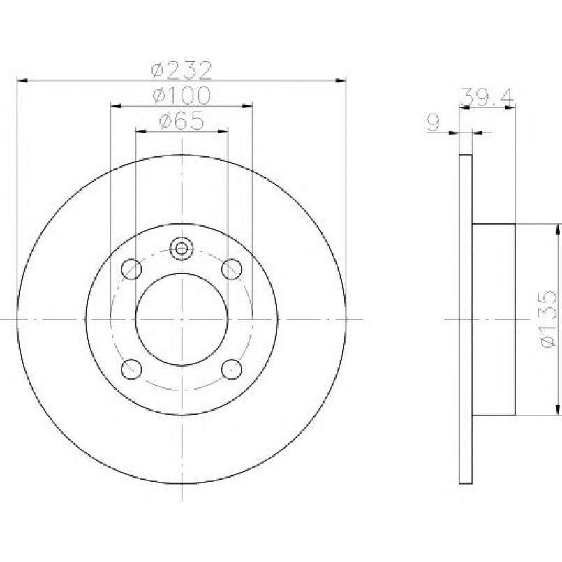 92098203 TEXTAR Диск гальмівний