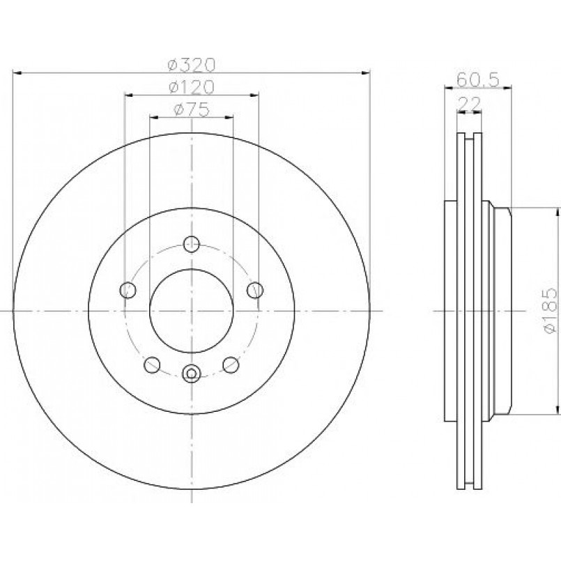92107003 TEXTAR Диск гальмівний