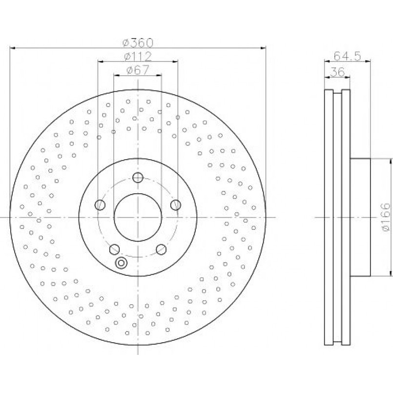 92120305 TEXTAR Диск гальмівний