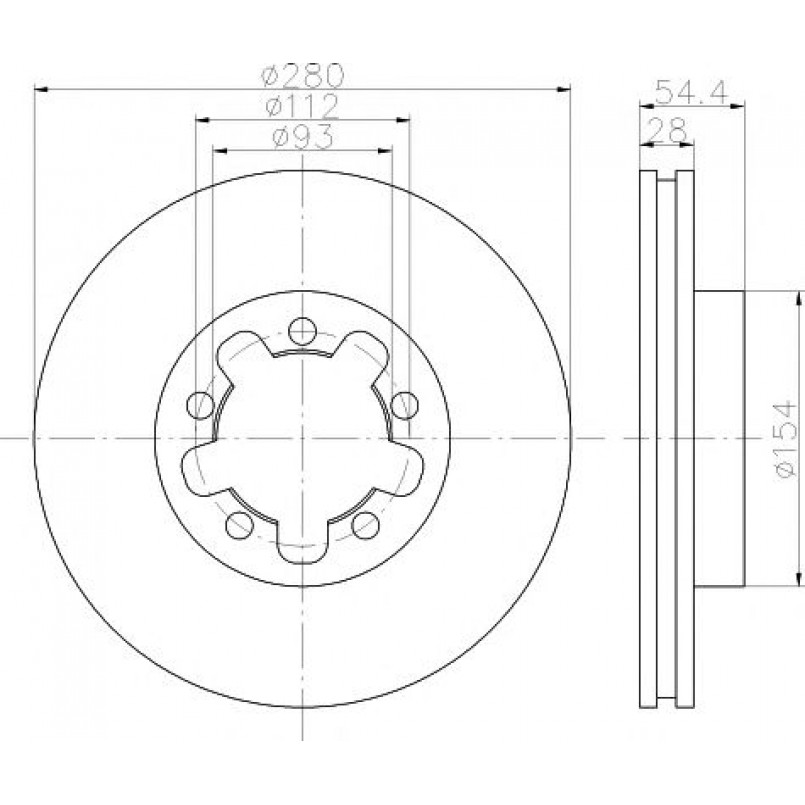 92151803 TEXTAR Диск гальмівний