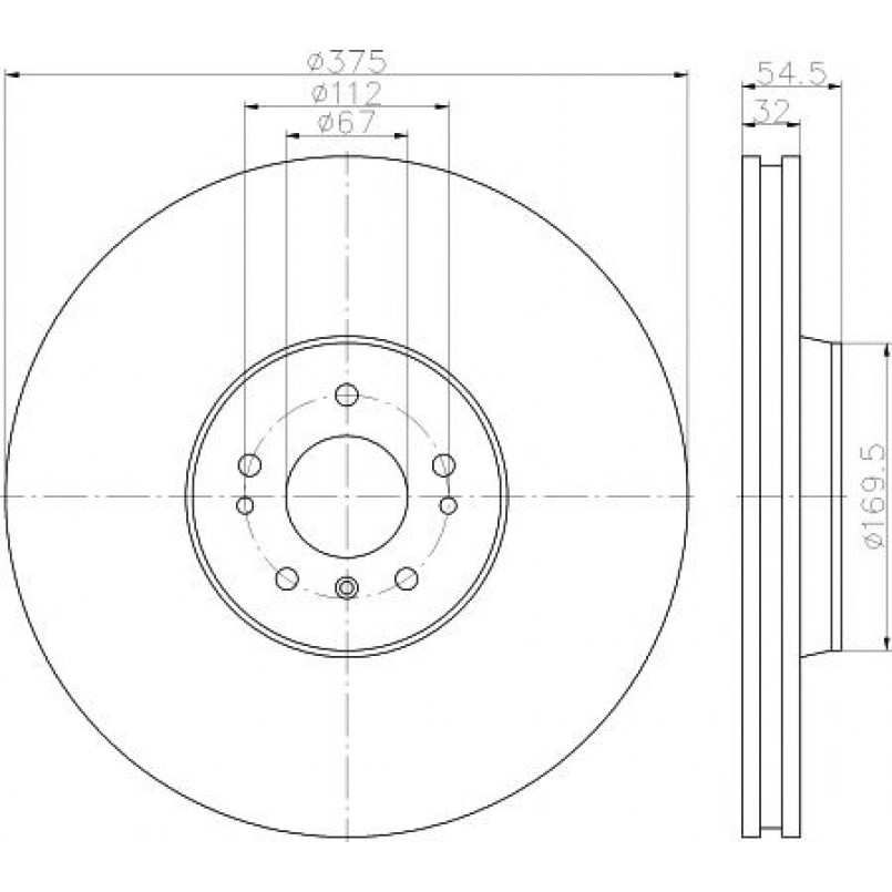 92176603 TEXTAR Диск гальмівний