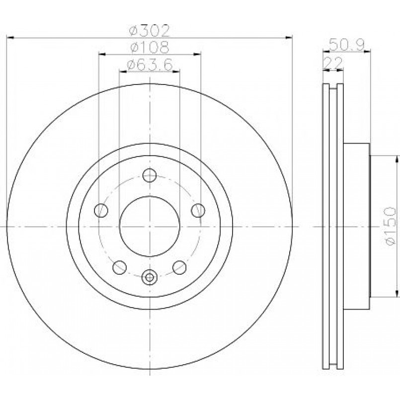 92196403 TEXTAR Диск гальмівний