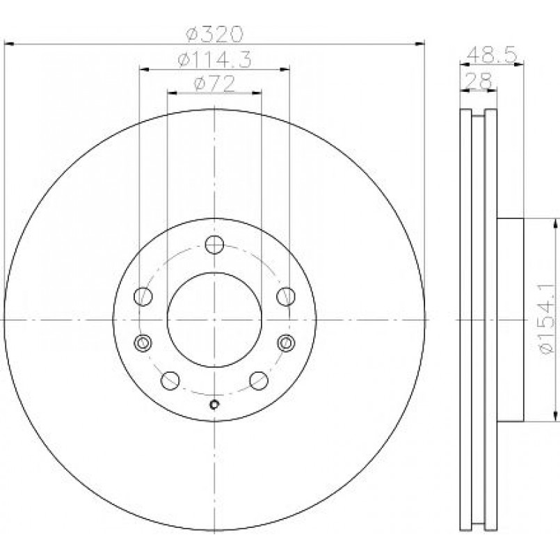 92203403 TEXTAR Диск гальмівний
