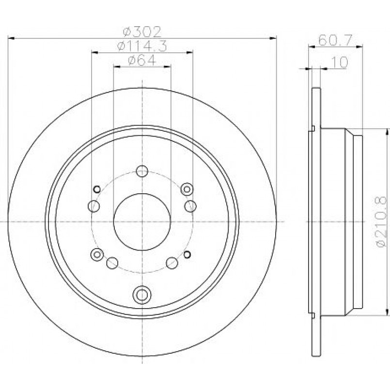 92227203 TEXTAR Диск гальмівний