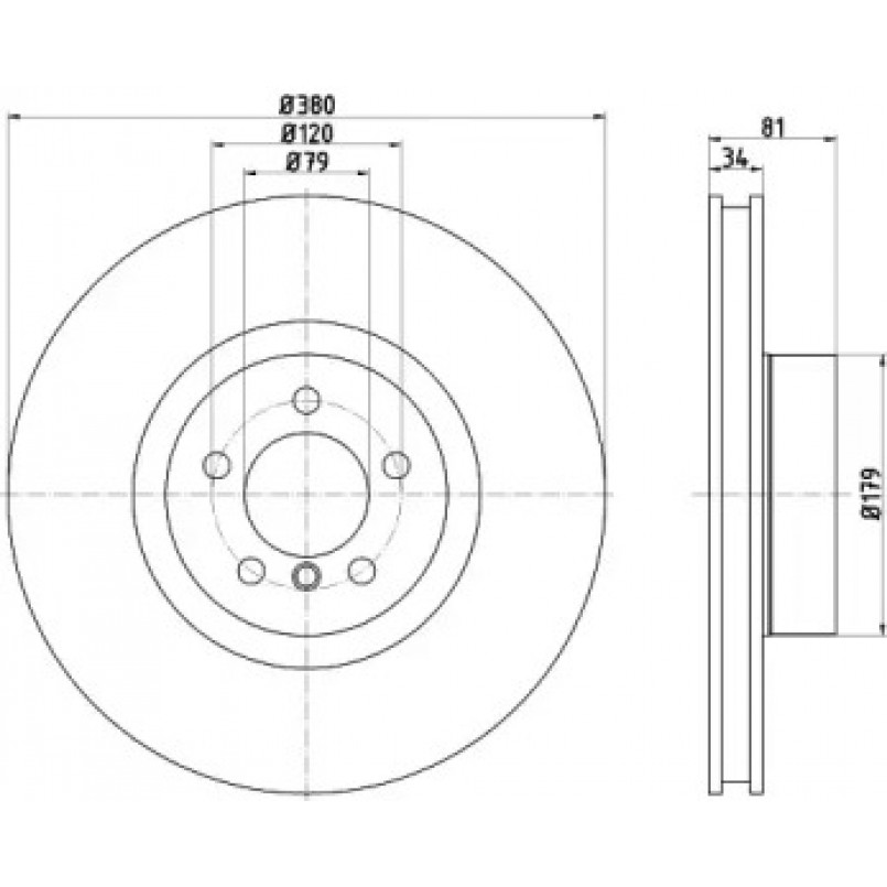 92233905 TEXTAR Диск гальмівний