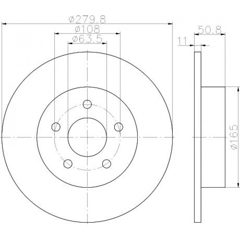 92238903 TEXTAR Диск гальмівний