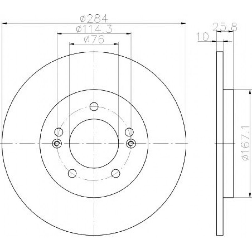 92252703 TEXTAR Диск гальмівний
