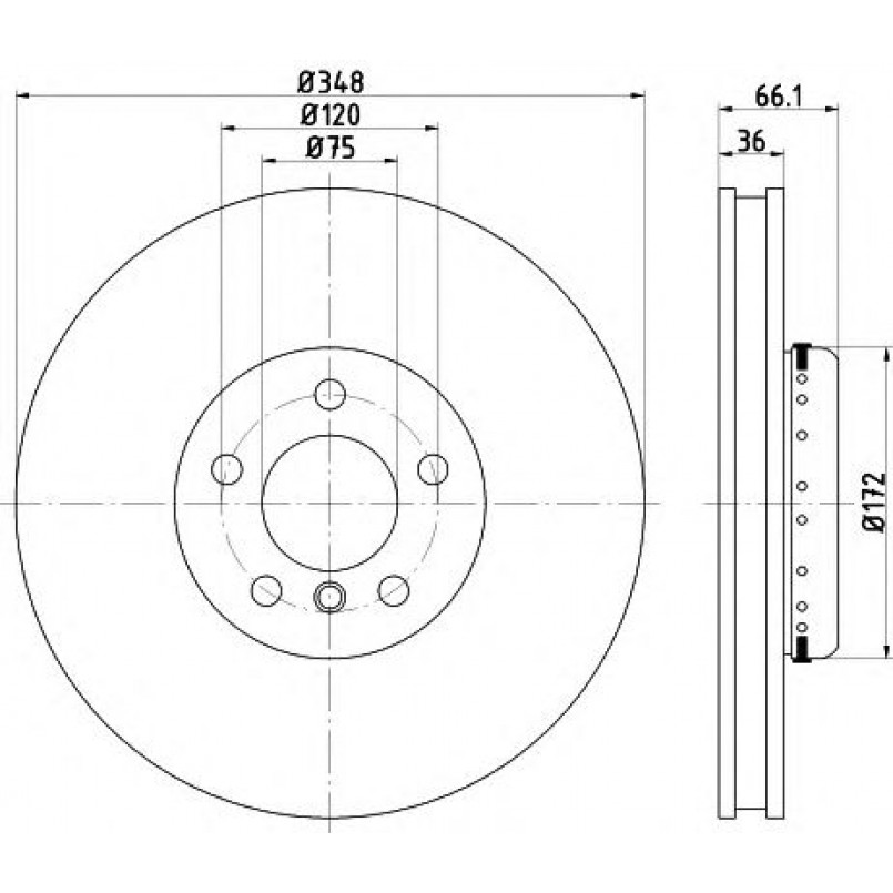 92253725 TEXTAR Диск гальмівний