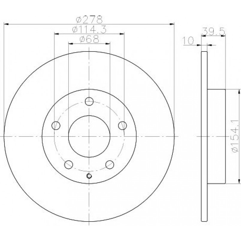 92254703 TEXTAR Диск гальмівний