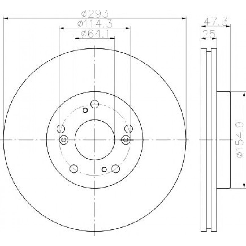 92257303 TEXTAR Диск гальмівний