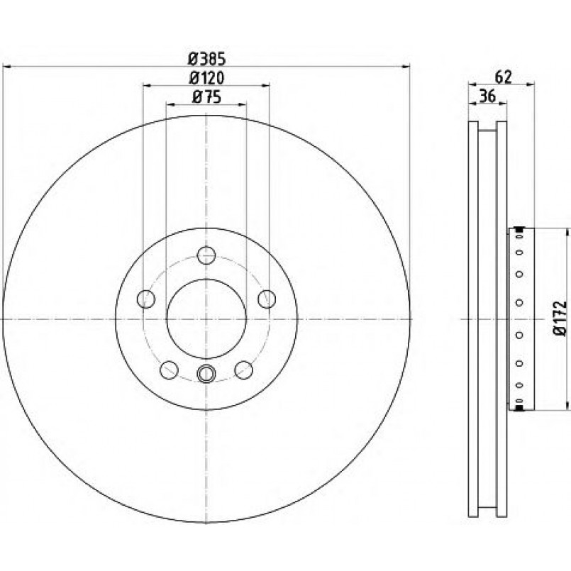 92266525 TEXTAR Диск гальмівний