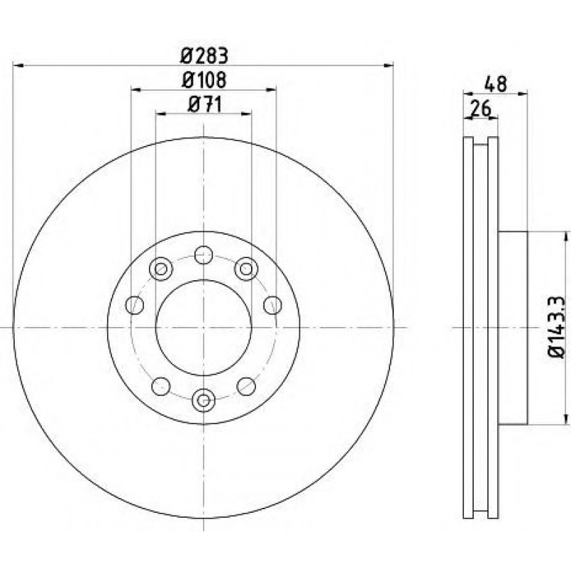 92267203 TEXTAR Диск гальмівний