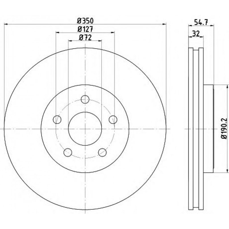 92272205 TEXTAR Диск гальмівний