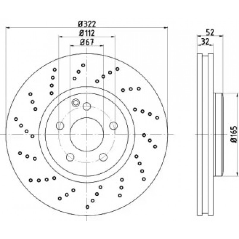 92277705 TEXTAR Диск гальмівний