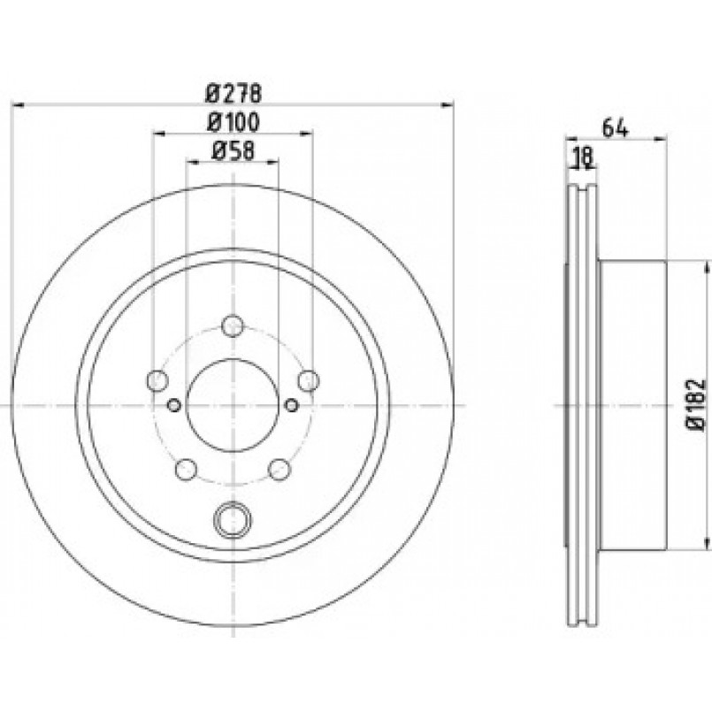 92278503 TEXTAR Диск гальмівний