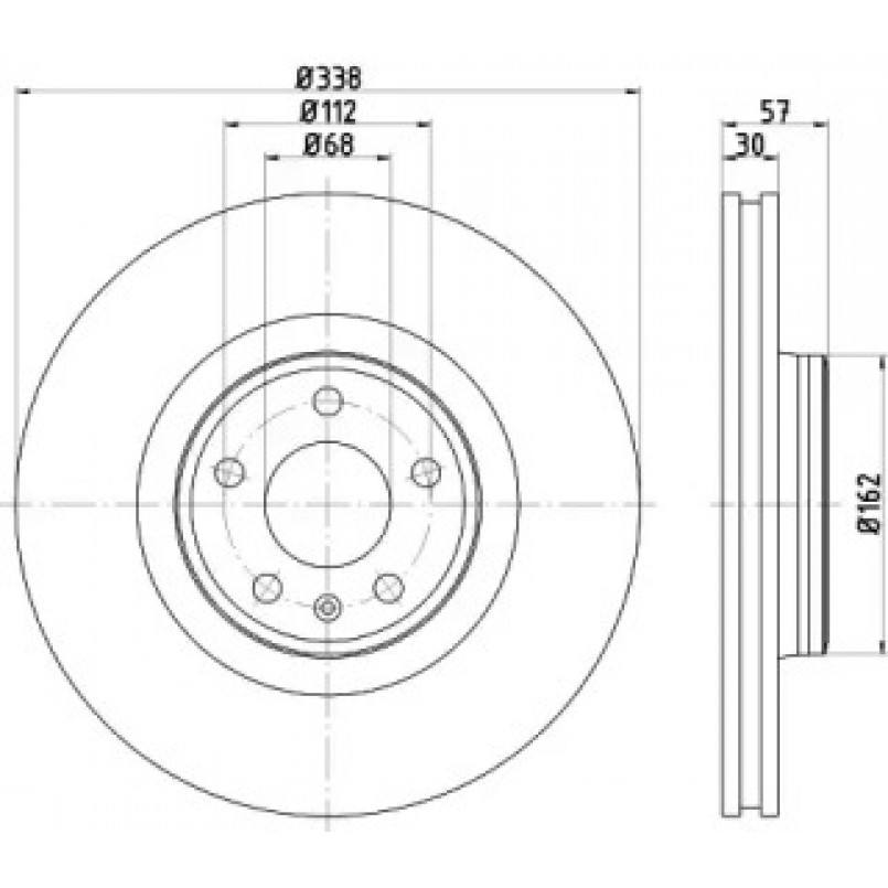 92282605 TEXTAR Диск гальмівний