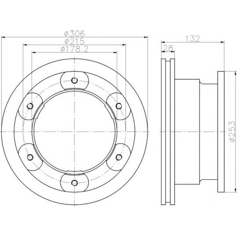 93177703 TEXTAR Диск гальмівний