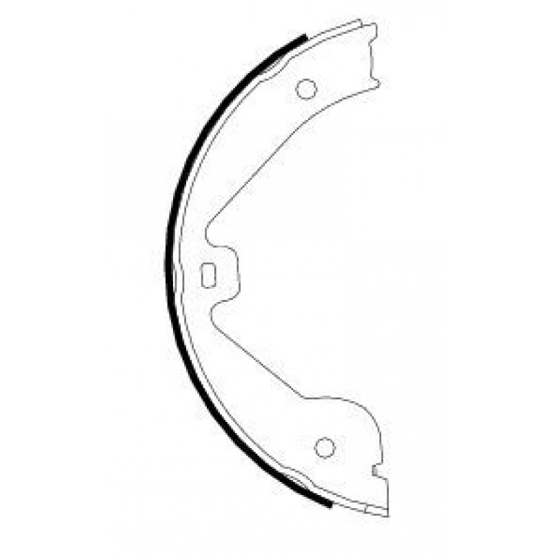 91062400 TEXTAR Гальмівні колодки до барабанів