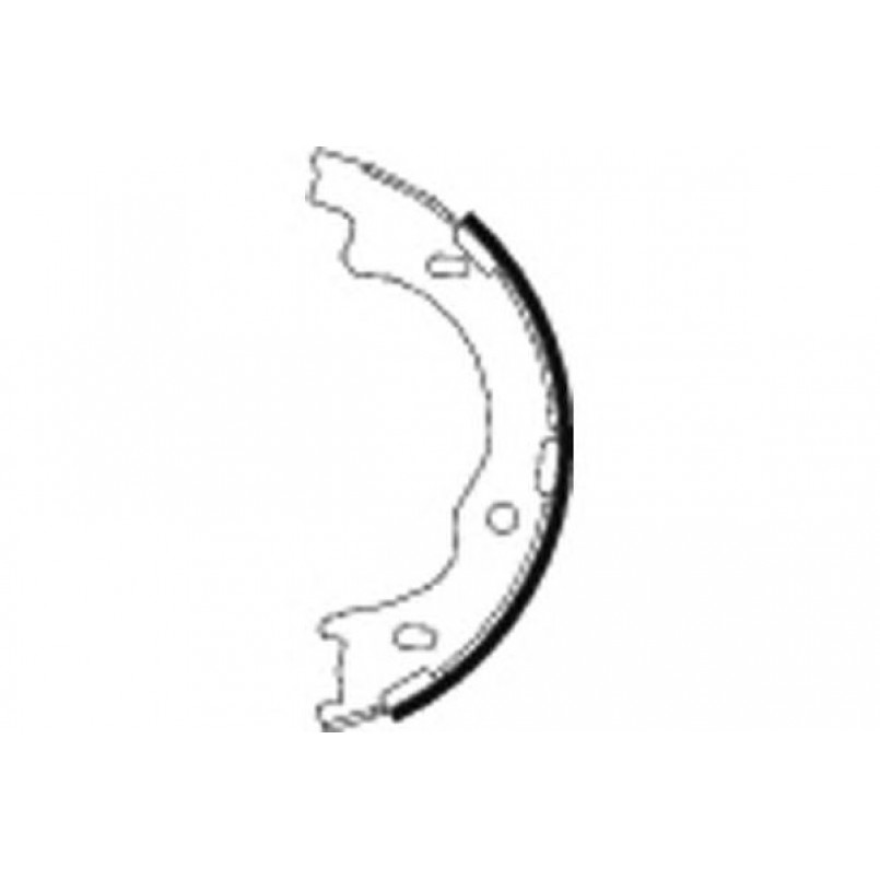 91068100 TEXTAR Гальмівні колодки до барабанів