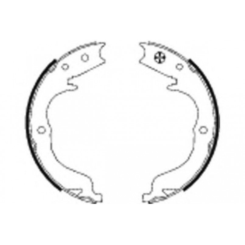 91068300 TEXTAR Гальмівні колодки до барабанів