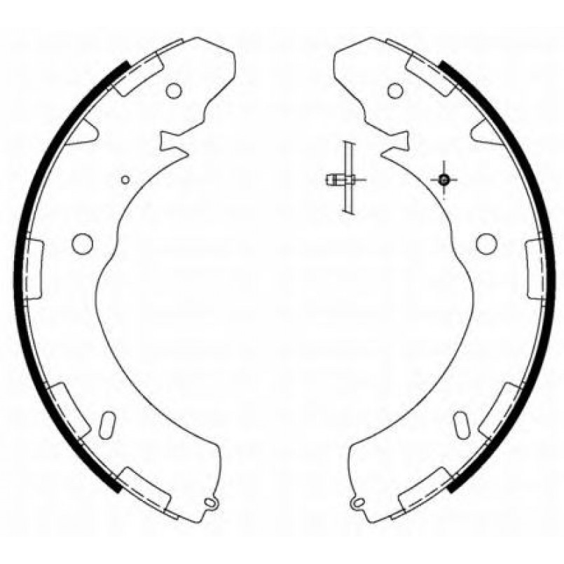 91073000 TEXTAR Гальмівні колодки до барабанів