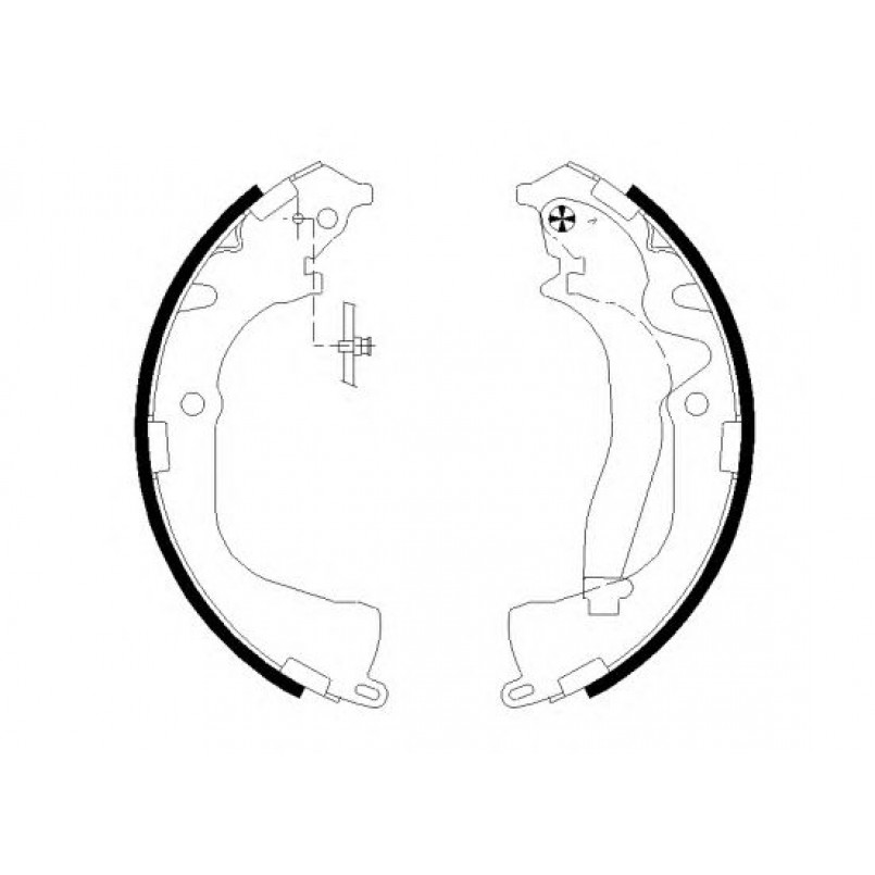 91078700 TEXTAR Гальмівні колодки до барабанів