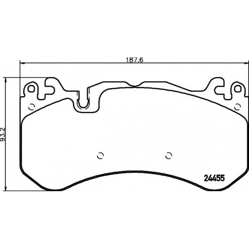 2445501 TEXTAR Гальмівні колодки до дисків