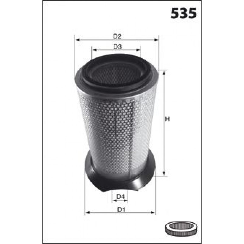 FA1024  Фільтр повітря (Mecafilter)