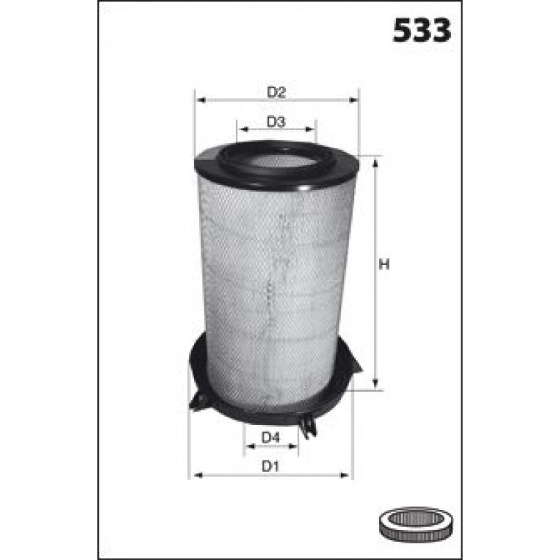 FA1068  Фільтр повітря (Mecafilter)