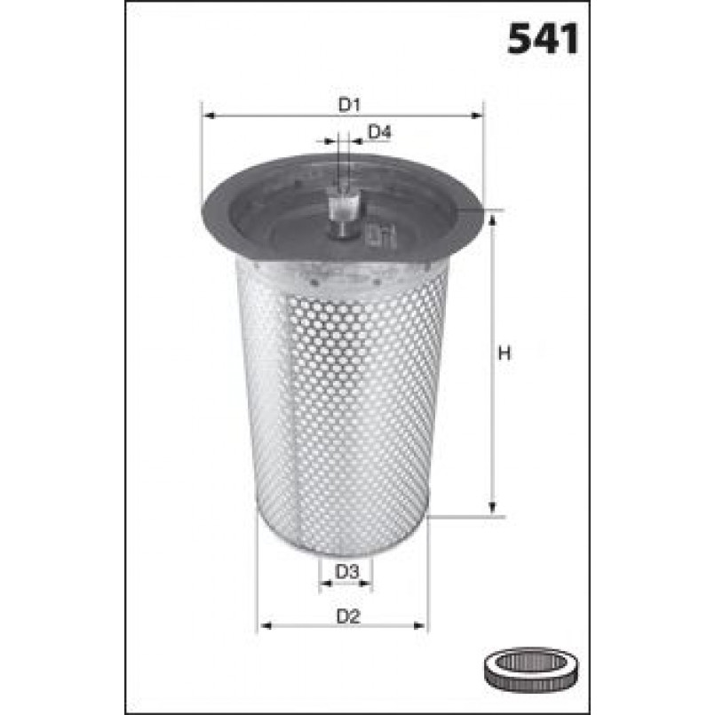FA3158  Фільтр повітря (Mecafilter)