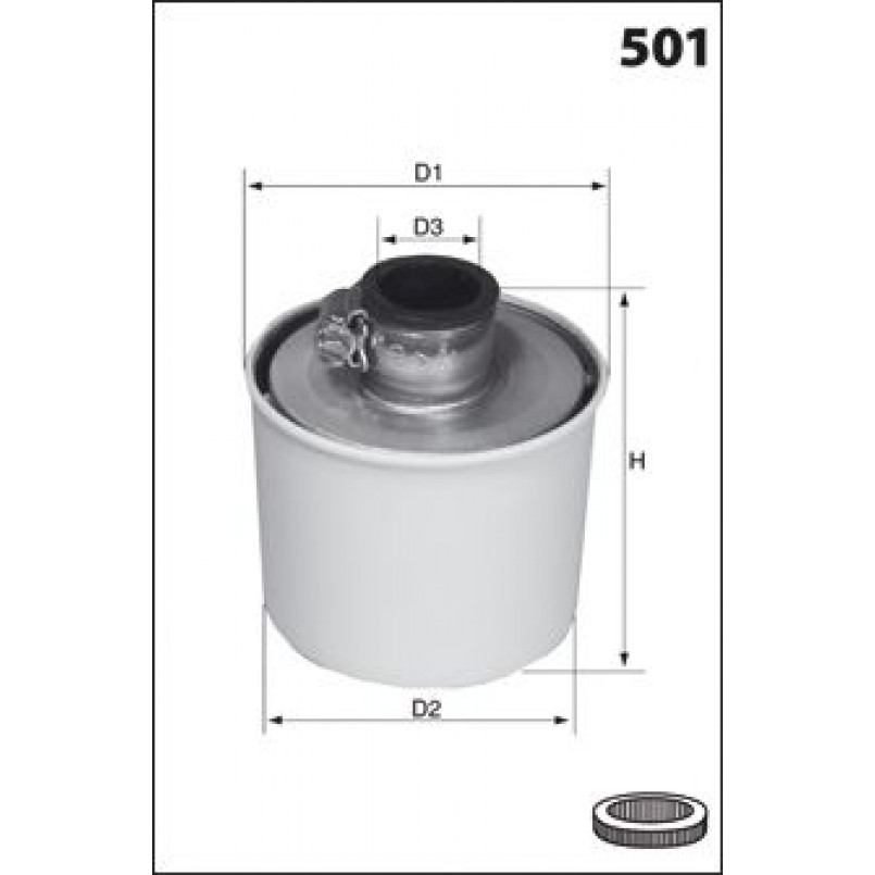 FA3178  Фільтр повітря (Mecafilter)