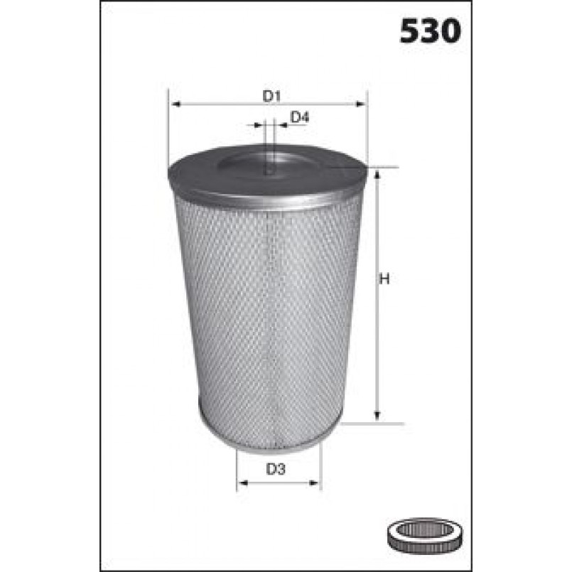 FA3258  Фільтр повітря (Mecafilter)