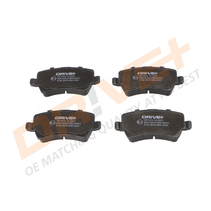 DP1010.10.0227 Drive+ - Гальмівні колодки до дисків