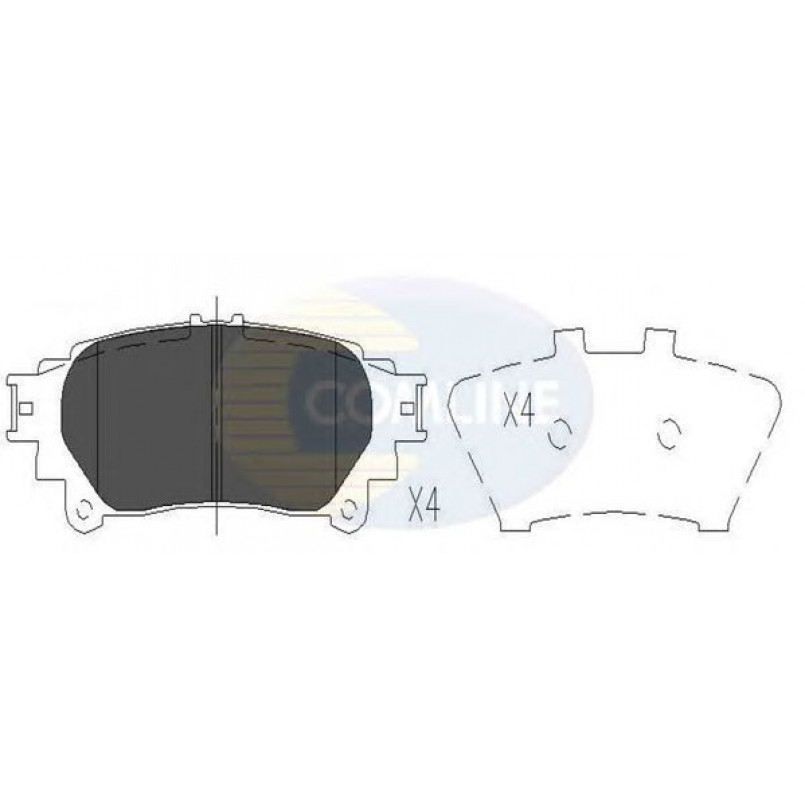 CBP06078 Comline - Гальмівні колодки до дисків