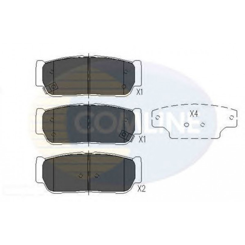 CBP31218 Comline - Гальмівні колодки до дисків