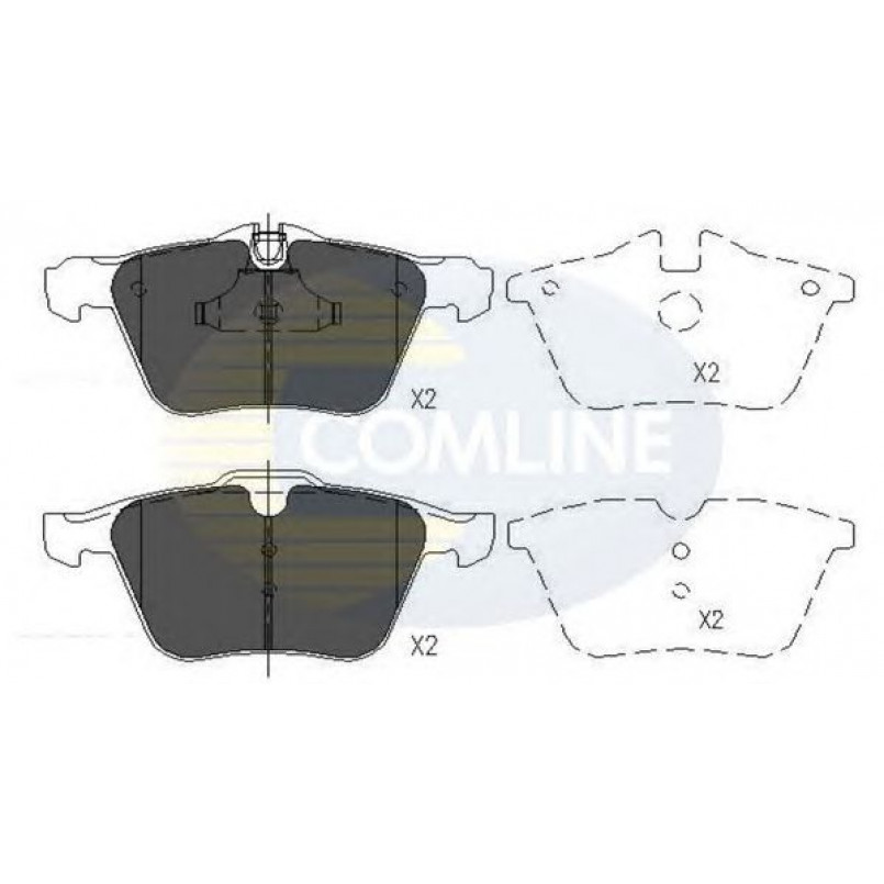 CBP06063 Comline - Гальмівні колодки до дисків