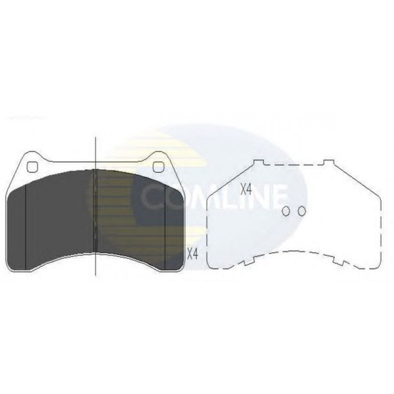 CBP06056 Comline - Гальмівні колодки до дисків
