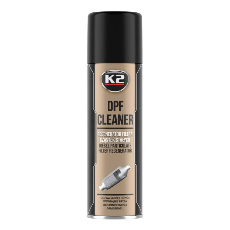 K2 DPF Cleaner 500ml Добавка для очищення дпф фільтрів  (аерозоль) х24 NEW