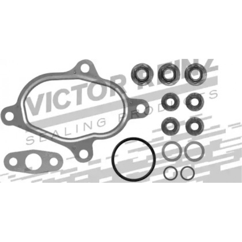 04-10028-01 Victor Reinz  Монтажний комплект турбіни VW LT 28-35-46 2,5TDI 96-06