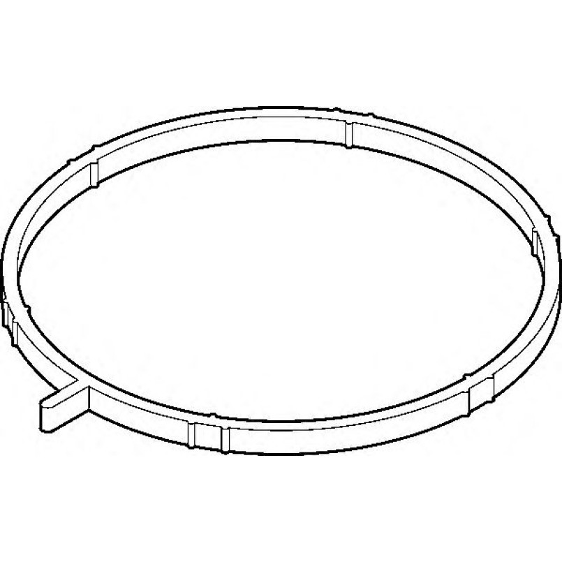 729.960 ELRING Прокладка дросельної заслонки Audi A3/A4/Skoda Octavia/VW Passat 1.8TSI/2.0TFSI 04-