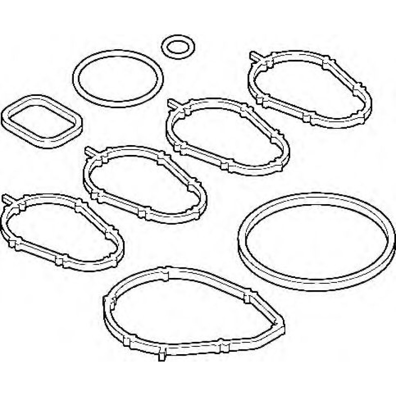 728.670 ELRING Прокладка колектора