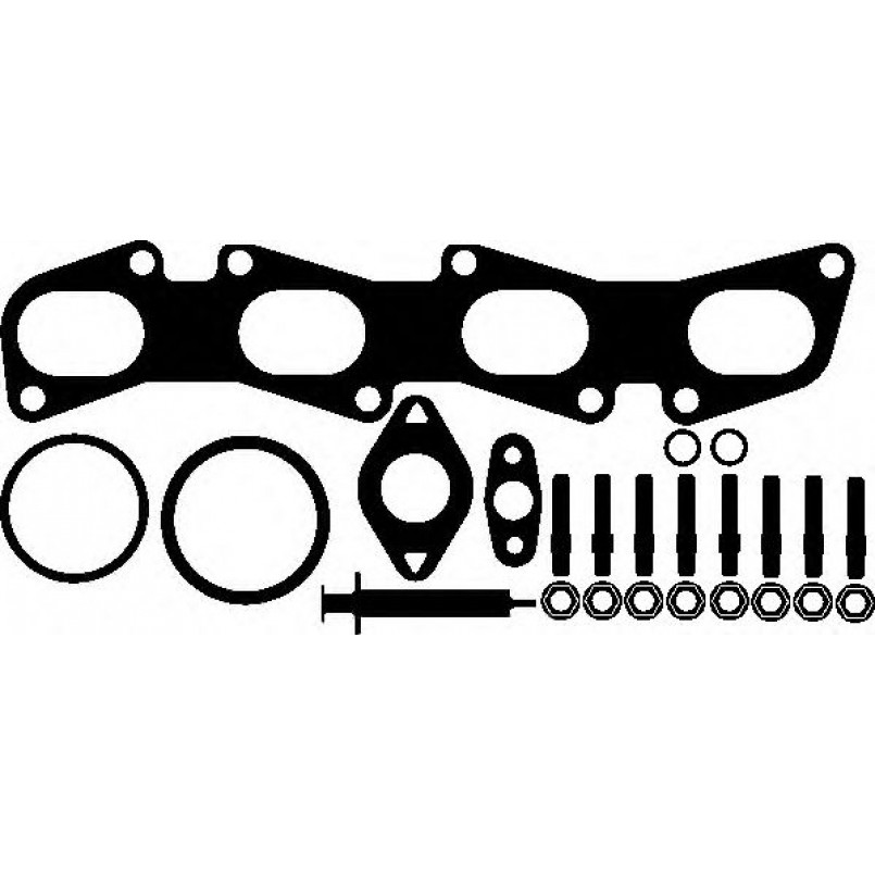 715.750 ELRING Комплект прокладок турбіни Opel Astra/Vectra 1.9 CDTI 04-10