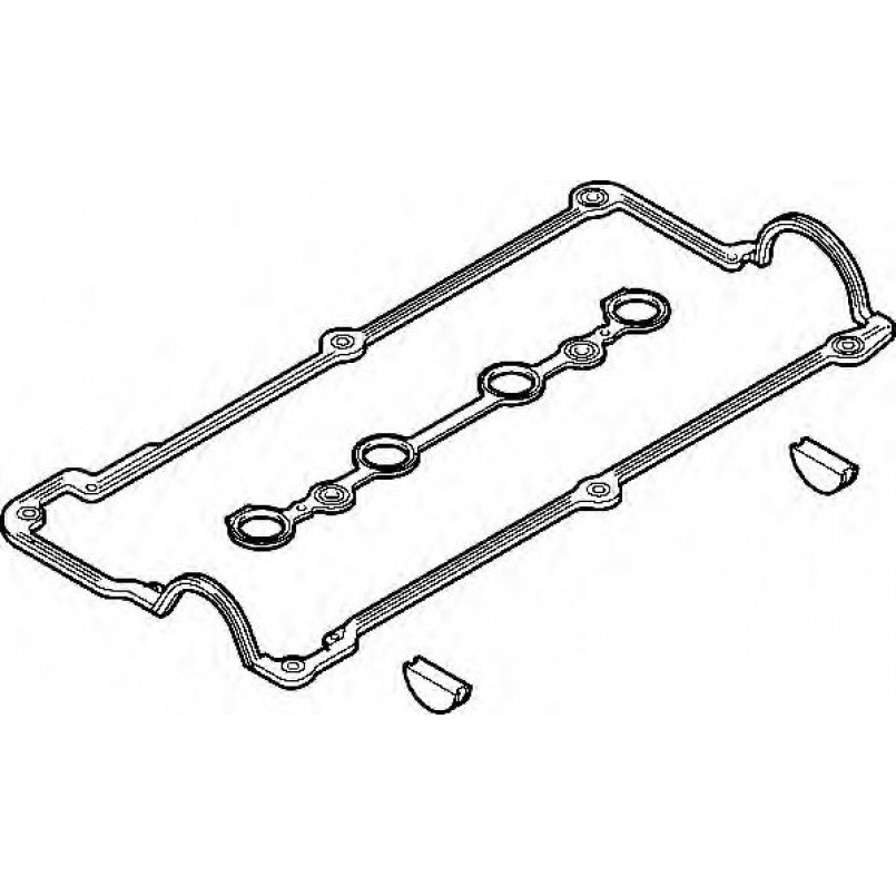 712.470 ELRING Прокладка кришки клапанів Audi 100/80/A6/VW Passat 2.0TDI 92-99 (к-кт)