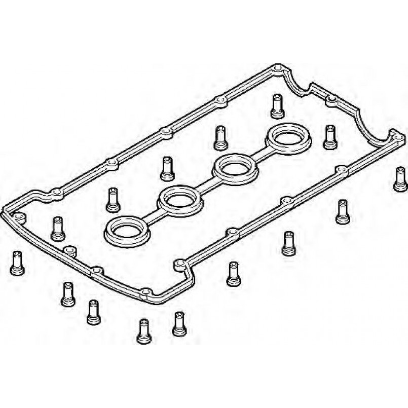 569.860 ELRING Комплект прокладок двигуна