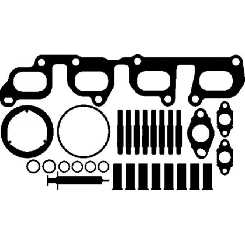 373.820 ELRING Прокладка турбіни VW Crafter 2.0TDI 07-