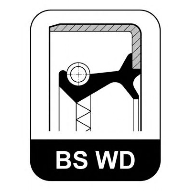 293.400 ELRING Сальник маточини (передньої) MB E-class (W210/211)/C-class (W202/204) 93-02 (48x64x12