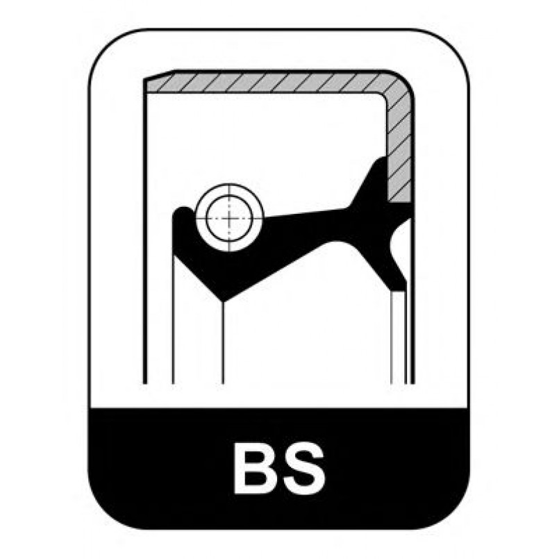 040.673 ELRING Сальник маточини (передньої) BMW 3(E21)/5(E12)/6(E24) 72-84 (45x62x7)