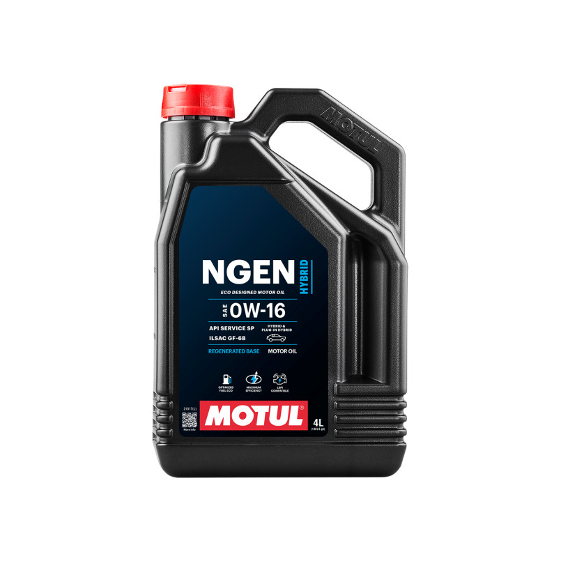 Олива моторна MOTUL NGEN Hybrid SAE 0W16 4x4 L