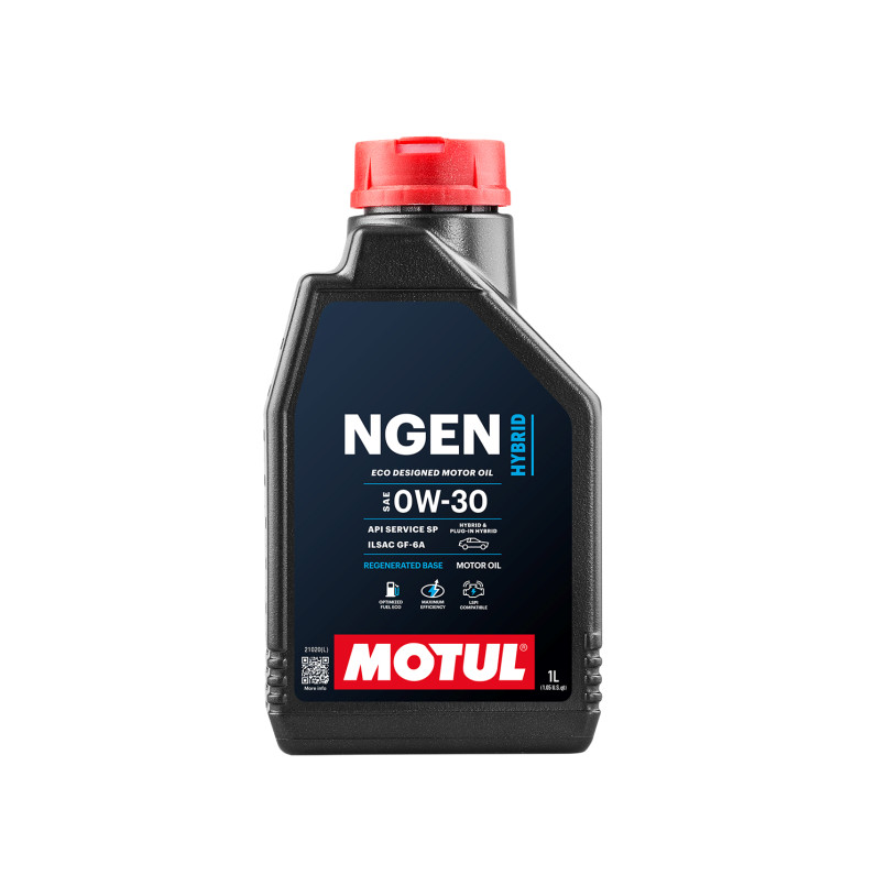 Олива моторна MOTUL NGEN Hybrid SAE 0W30 12x1 L